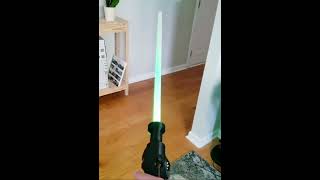 COOLEST YODA LIGHTSABER‼️🧪 #youtubeshorts #cool #amazing #starwars #yoda #shorts #youtube