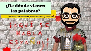 ¿De dónde vienen las palabras? (I): palabras patrimoniales, semicultismos y cultismos