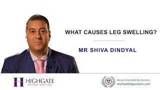 What causes leg swelling?