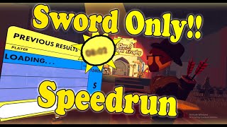 Rec Room GT Speedrun, Sword only, 8:02. Something new I wanted to try.