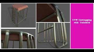 Unwrapping The Metal Chair with Unfold3D