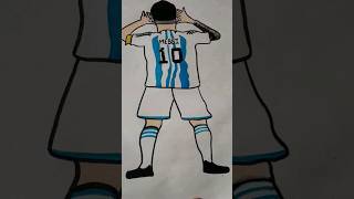 Messi sketch signature celebration 🔥❤️