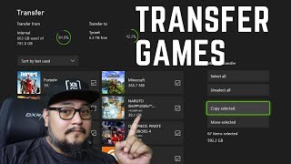 How to transfer your games to External Hard Drive on Xbox