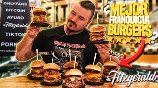 Probando la MEJOR HAMBURGUESA de FRANQUICIA de ESPAÑA🍔The Fitzgerald