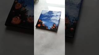 Acrylic painting tutorial | Canvas painting #artshorts  #painting #shorts