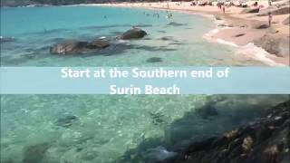 Walking Over to Laem Singh from Surin Beach on Phuket