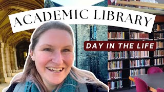 LIBRARY WORK: Working In An Academic Library. Day in the Life vlog