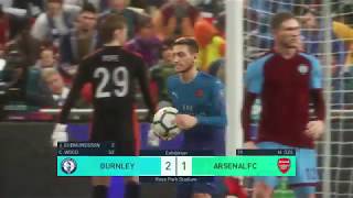 Burnley vs Arsenal PES2018 Xbox One X 4K pt2