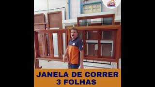 janela de correr 3 folhas e janela camarão pantografica casaartur.com