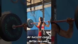 Don't Get Fade Away From Failure #shortsFemale Fitness Motivation #gymmotivation #fitness #crossfit