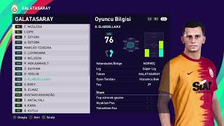 PES 2021 SÜPER LİG 2021 - 2022 KADRO GÜNCELLEMESİ V1 [PS4]