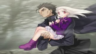 Kirei Kotomine running away with best girl (real)