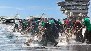 The Weirdest but Mandatory Jobs Inside US Navy Aircraft Carrier