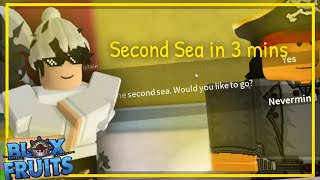 How to enter SECOND SEA in BLOXFRUITS!! | iZedChann