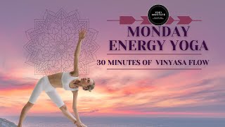 Monday Energize Vinyasa Yoga- 30-Minute Yoga Class for Mobility & Strength