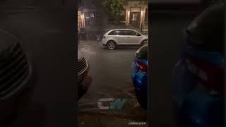 🌊Hurricane Henry hit the east coast, flooding is observed in New York, USA🇺🇸 Power of the Earth