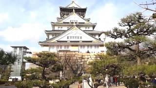 Япония. Осака. Замок. Japan. Osaka. Castle. 日本。大阪。城。