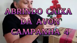 ABRINDO CAIXA AVON CAMPANHA 4