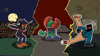 Tiky VS Wity VS Zady Dance Battle || Friday Night Funkin Animation