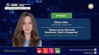 "Advancing the SDGs with Blockchain: Youth’s Perspective" - UNGA 2022