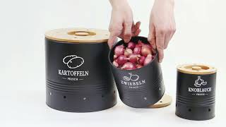 Premium Kartoffel Aufbewahrungsbox [3er Set], Kartoffeln