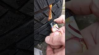 Tire Repair at home #tire #fixing #car #mercedes #carguy