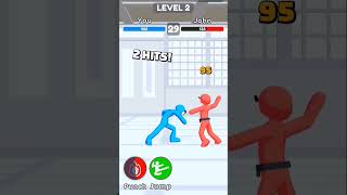 Kungfu Ragdoll - Gameplay Walkthrough - part 2 - level 2 - (iOS, Android) #shorts