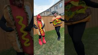 Hot Dog vs Burger Dance!!