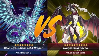 Blue Eyes Chaos Max Deck VS Dragonmaid& Blue Eyes Deck - Bronze Ranked [Yu-Gi-Oh! Master Duel]