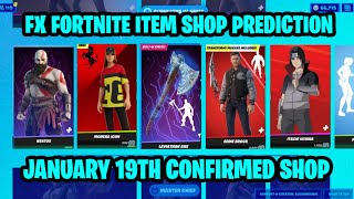 January 19th 2024 Fortnite Item Shop CONFIRMED / Fortnite Early Item Shop Prediction January 19th