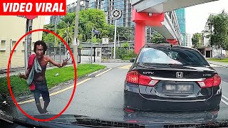 Video lelaki selambe kacau kereta tgh jalan