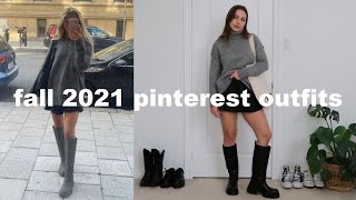 recreating viral fall 2021 pinterest outfits (with sheertex)