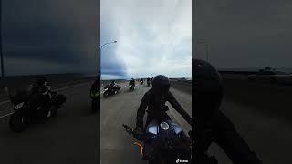 Tour de bay was a crazy, fun and dangerous ride. #yamaha #sportbikes #tourdebay #explore #insta360