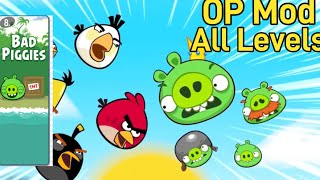 Angry Birds Classic OP Mod Only Shockwave Full Game Pt.11 Bad Piggies All Levels (1000 Subs Special)