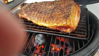 Pork Belly on the Big Green Egg