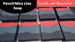 Making and Cutting Pencil/Mica Line Soap