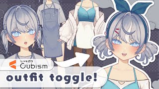 how to make an outfit toggle !【live2d step-by-step guide】