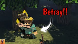 Gamers When Betrayed Their Friends in Minecraft || Betrayed Their Friends