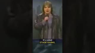 Mitch Hedberg's Liquid Logic on Stage Diving 😂