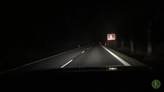 Night Drive Passau Germany  to Czech Republic