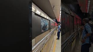 Namma Metro Train at Majestic Bengaluru 😍🚇