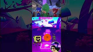 PJ Masks vs SpongeBob vs Siren Head X Coffin Dance Tiles Hop EDM |🔥| Part 16 #shorts