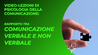 Rapporto tra comunicazione verbale e non verbale