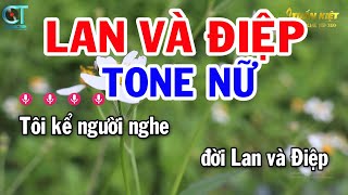 Karaoke Lan Và Điệp Tone Nữ ( Bm ) Nhạc Rumba Hay Beat Chuẩn