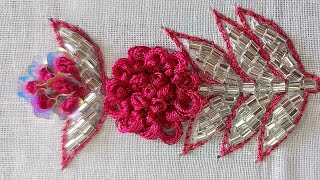 hand embroidery for beginner hand work kadhai design zardozi work