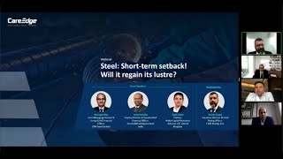 CareEdge Webinar - Steel: Short-term setback! Will it regain its lustre?