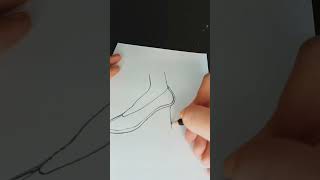 very easy rules to draw a heels👠🍻 #shortvideo #drawing #art