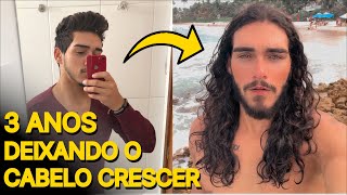 DEIXANDO O CABELO CRESCER POR 3 ANOS | Cabelo 2B | Lucas Martins