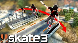 SKATE 3 DOUBLE BRIDGE GAP CHALLENGE!!!