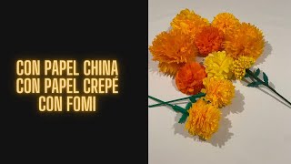 5 maneras de elaborar FLORES DE CEMPASÚCHIL- Tradiciones de mi México.